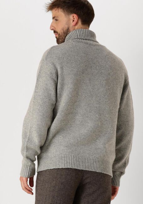 Grijze SELECTED HOMME Coltrui SLHCODY LS KNIT RELAXED ROLL NECK - large