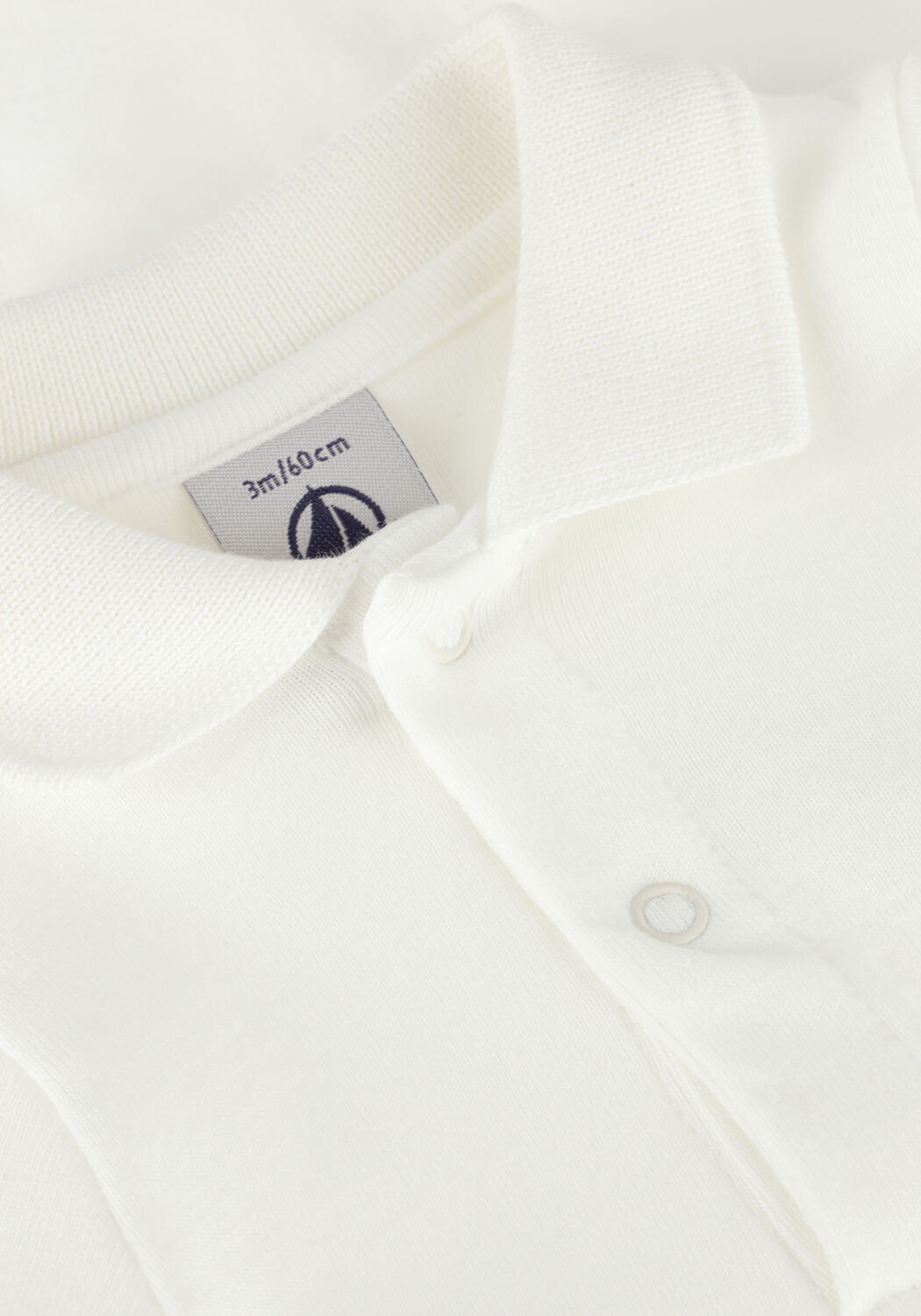 Witte PETIT BATEAU  BODY ML COL POLO - large