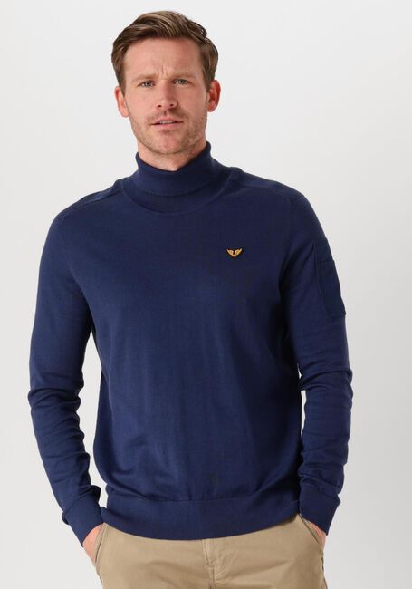 PME LEGEND TURTLENECK COTTON KNIT Pulls & Gilets Bleu foncé - large