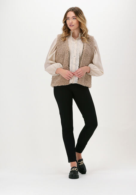 CO'COUTURE Pantalon ULRICA ZIP PANT en noir - large