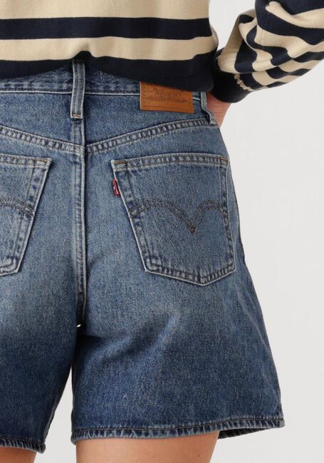 Blauwe LEVI'S Jeans HIGH BAGGY SHORT WORN MEMORY SHORT - large