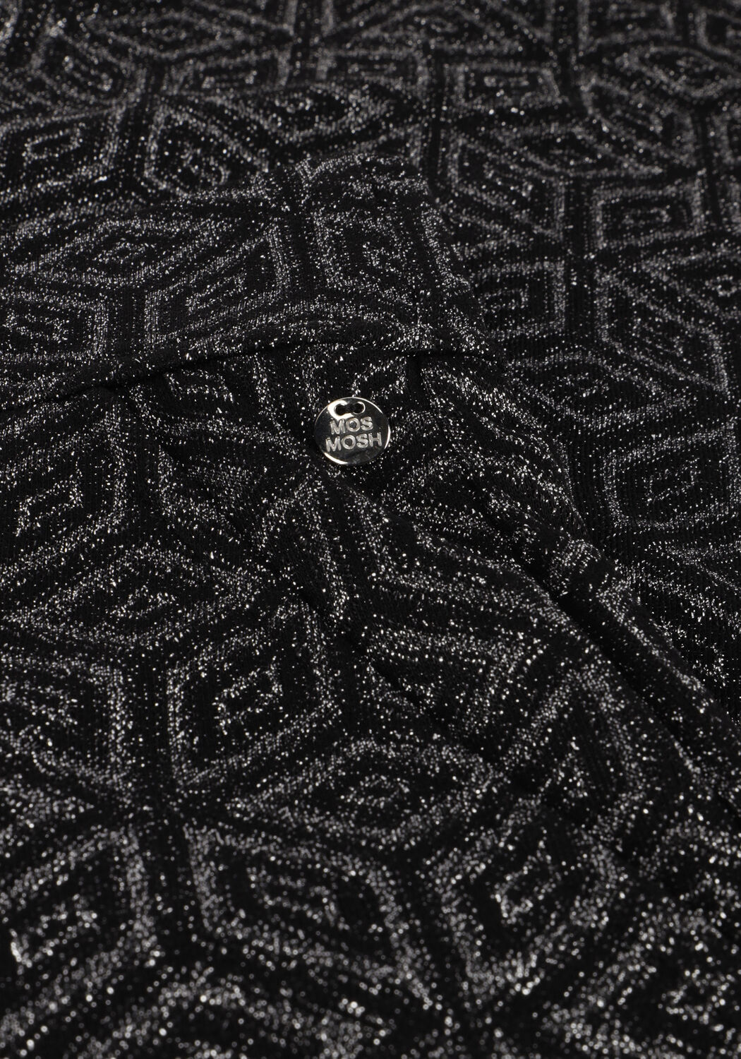 Zwarte MOS MOSH Pantalon ZIMU GLAM PANTS - large