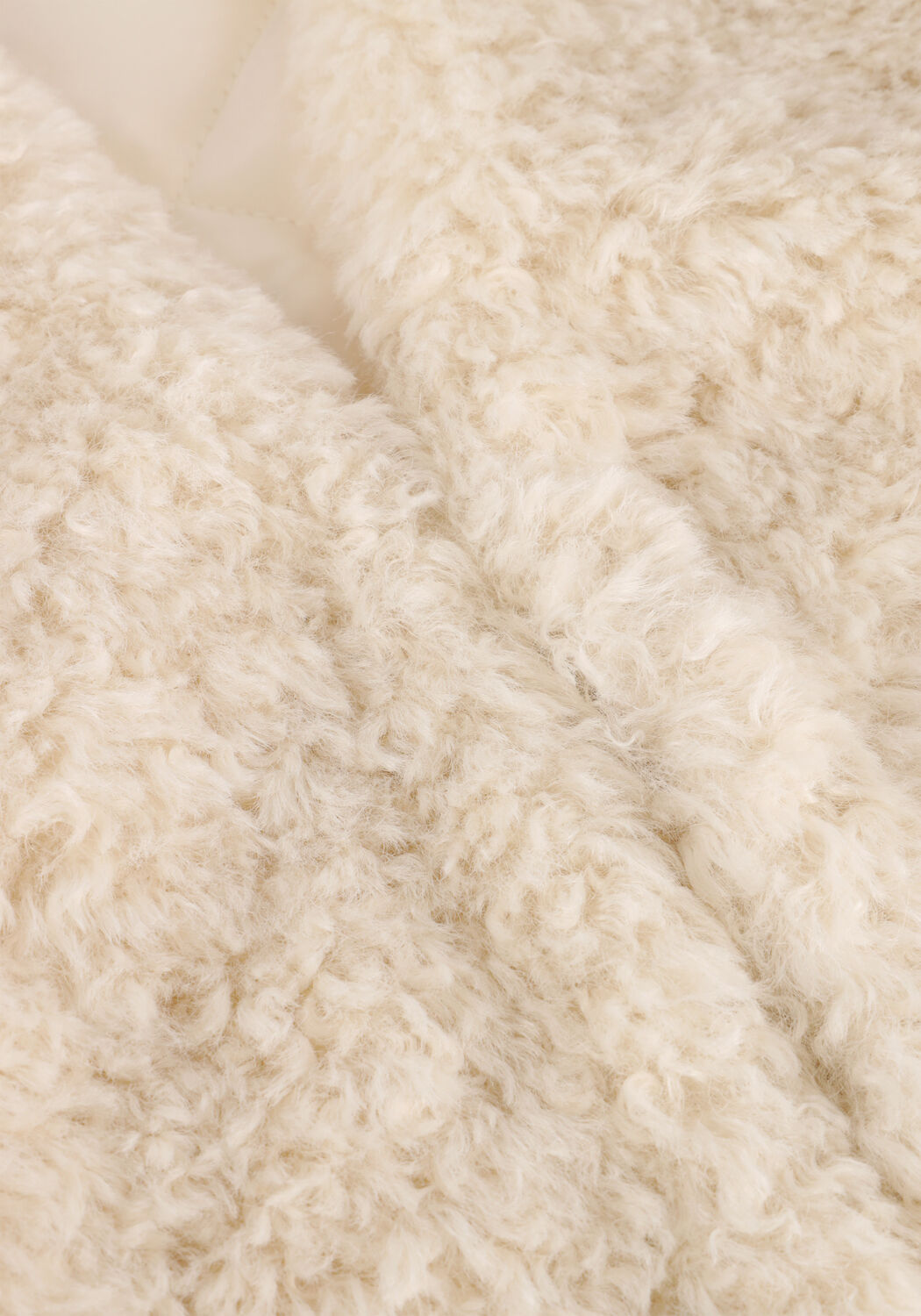 Witte CATWALK JUNKIE Gilet TEDDY BODY WARMER - large