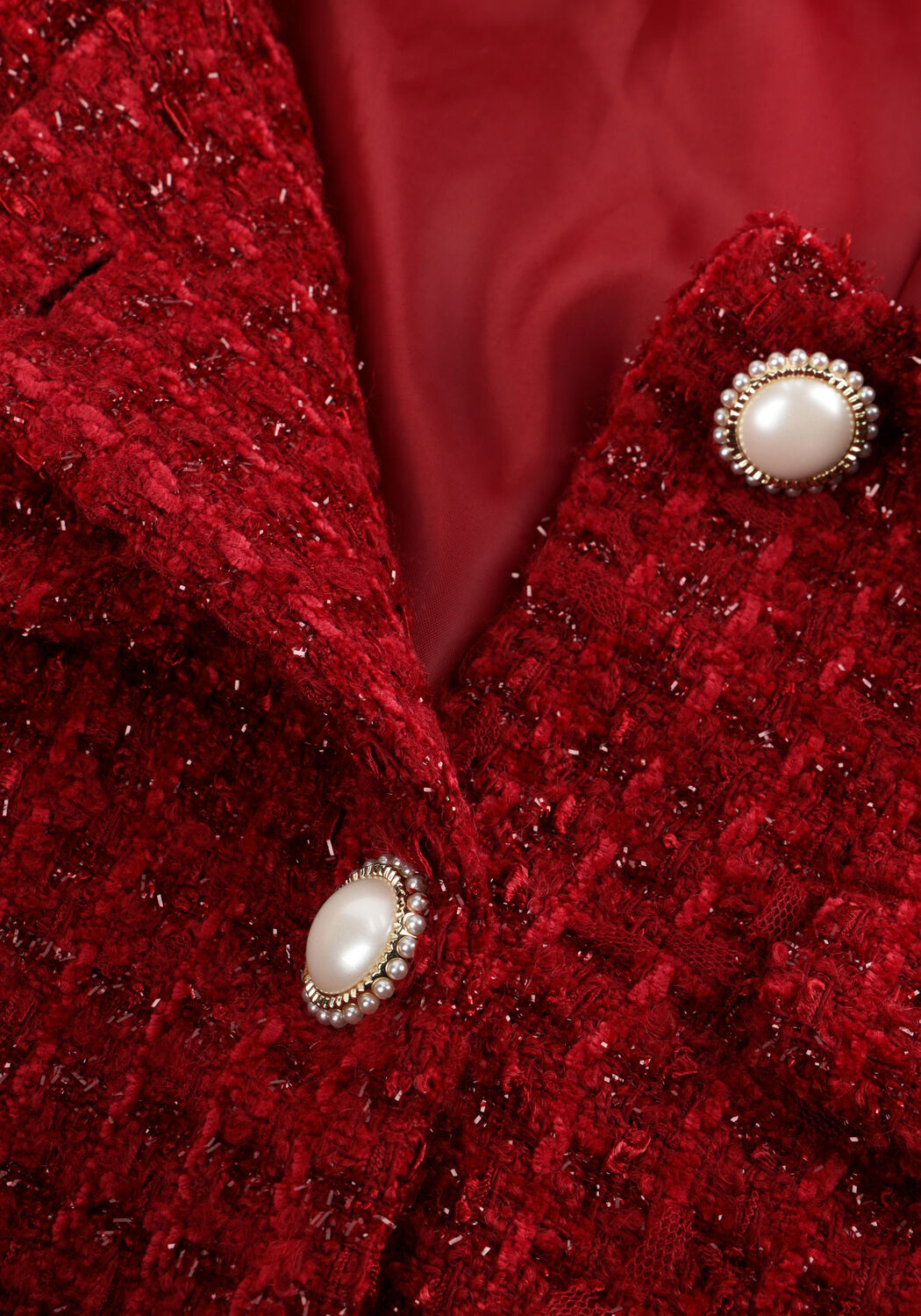 YDENCE Jack JACKET WISKE en rouge - large