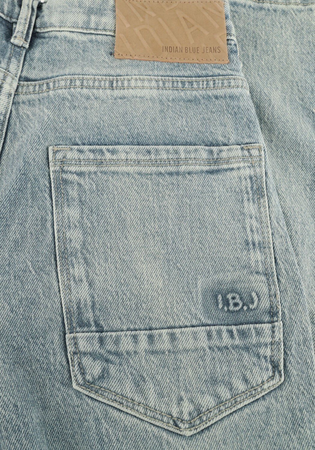 Blauwe INDIAN BLUE JEANS Straight leg jeans 2450 BAGGY STRAIGHT BLUE JEANS - large