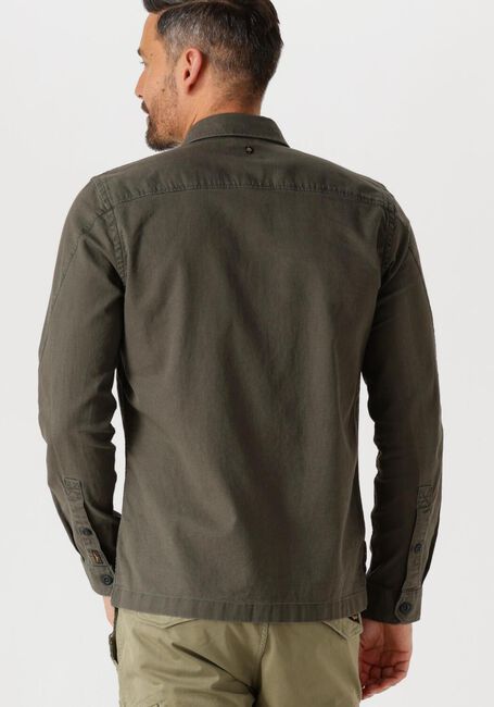 Groene PME LEGEND Casual overhemd LONG SLEEVE SHIRT MATTWEAVE - large