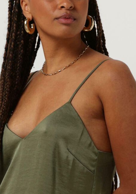 ENVII Robe midi ENLIMA SL SLIP DRESS en vert - large
