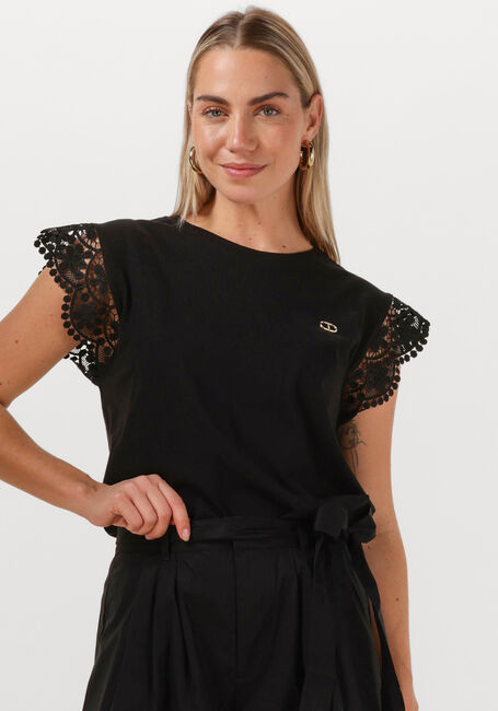 Zwarte TWINSET MILANO Tops & T-shirts 251TT2411 - large