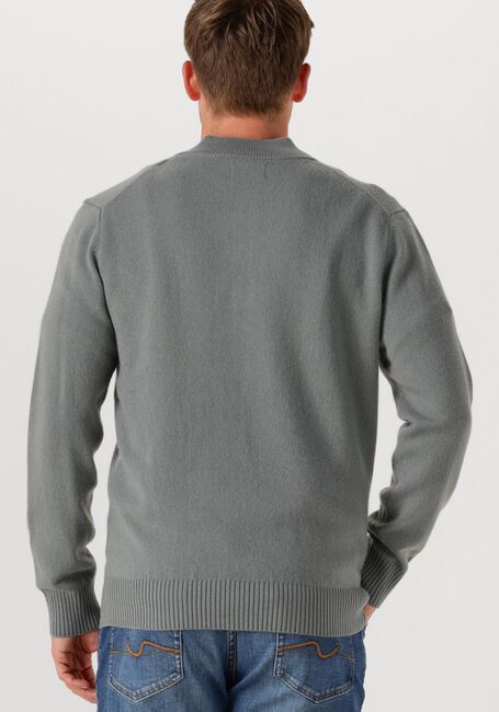 Grijze STEFANO LAURAN Trui HALF ZIP - large