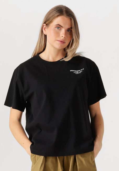 PENN & INK T-shirt T-SHIRT PRINT en noir - large