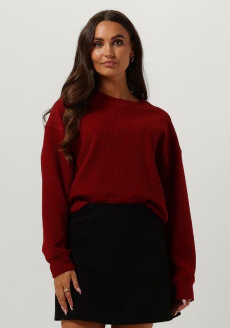 VANILIA Chandail HERRINGBONE SWEAT en rouge - large