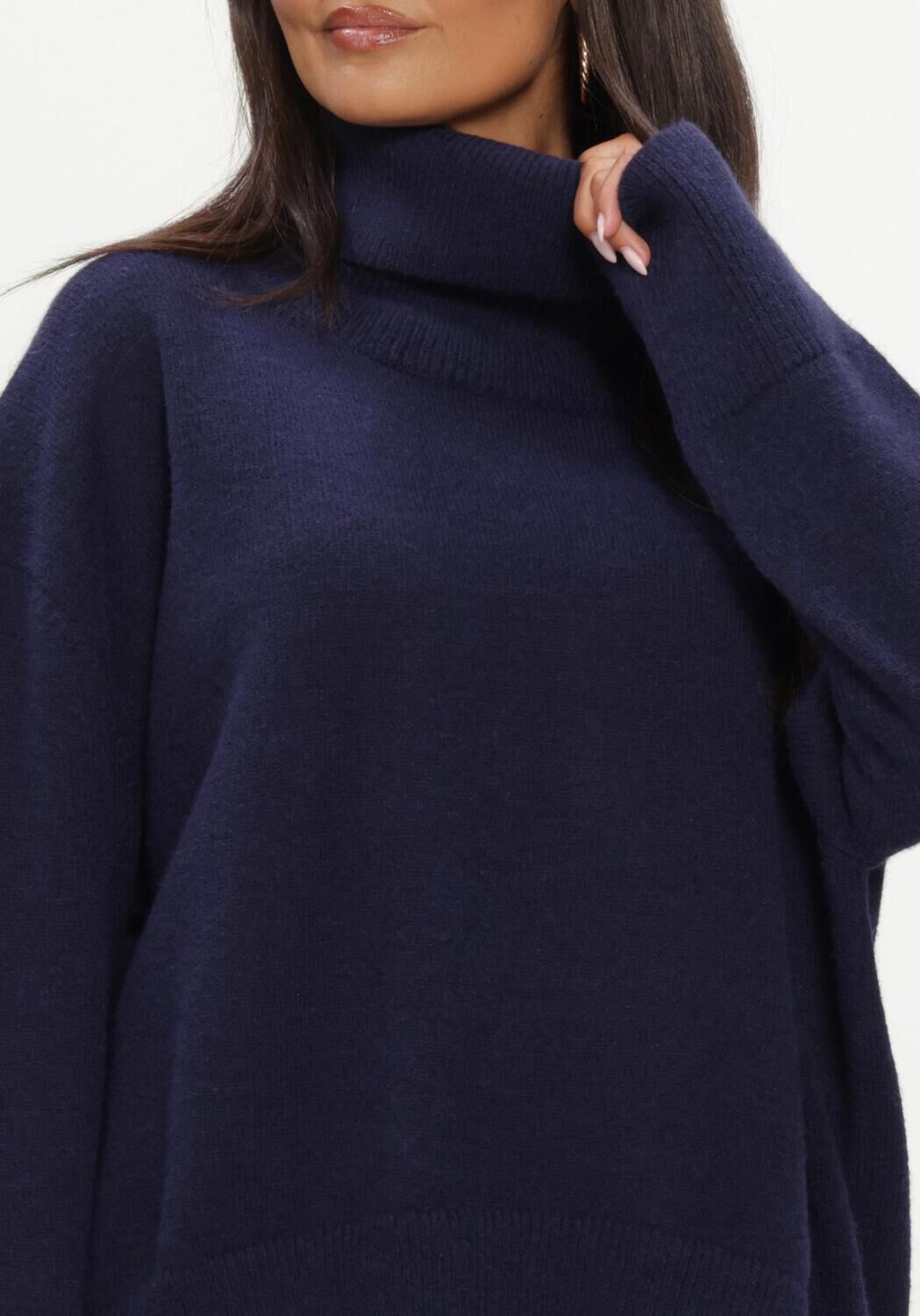 BOII STUDIOS Pull OLGA Bleu fonc&eacute; - large
