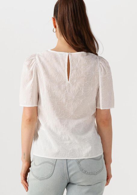 Witte OBJECT Top OBJILLY S/S RE O-NECK TOP 138 - large