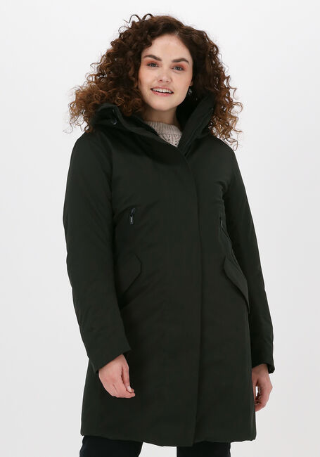 Donkergroene KRAKATAU Gewatteerde jas QW345 - large