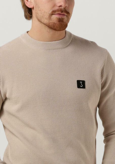 BUTCHER OF BLUE Pull SQUARE CREW en beige - large