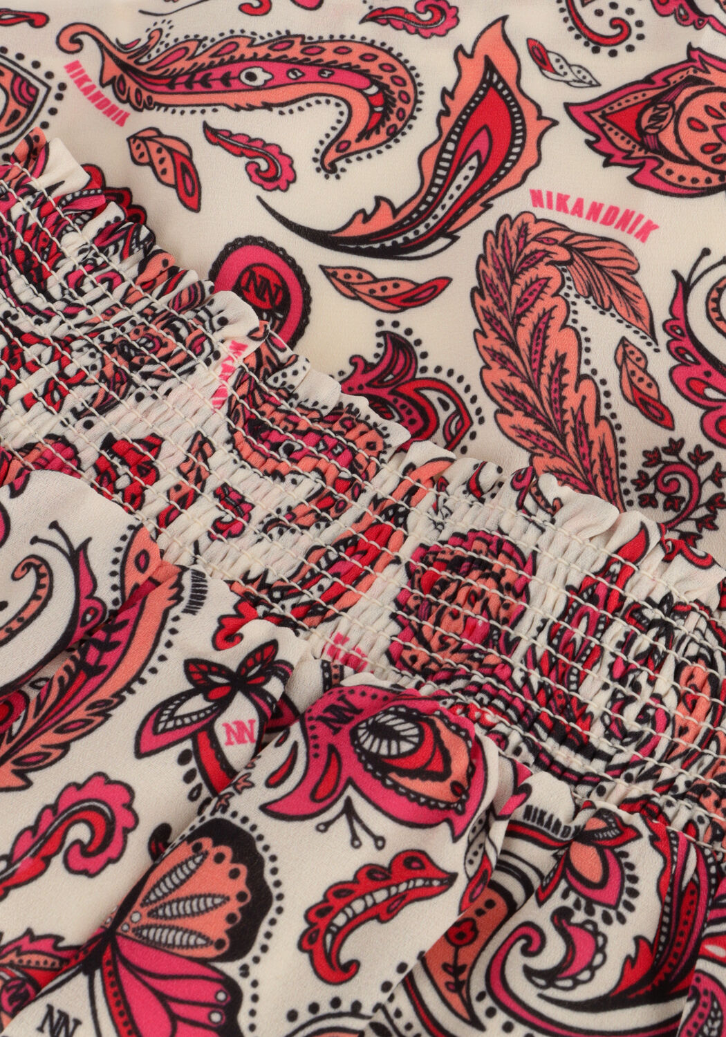 Rode NIK & NIK Minirok PAISLEY SKIRT - large