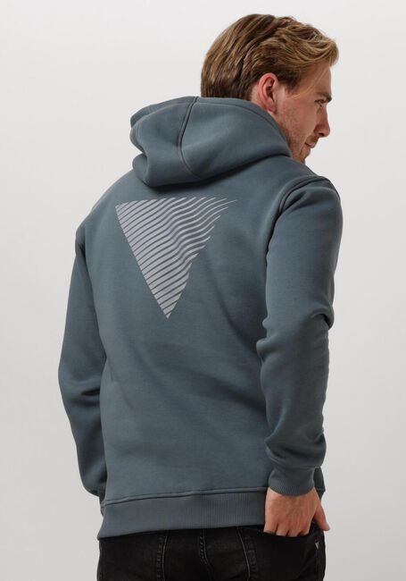 PURE PATH REGULAR FIT SWEATERS HOODIE301 Pulls & Gilets en bleu - large