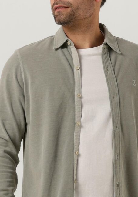BUTCHER OF BLUE Surchemise ROBBINS CLEAN PIQUE SHIRT en vert - large