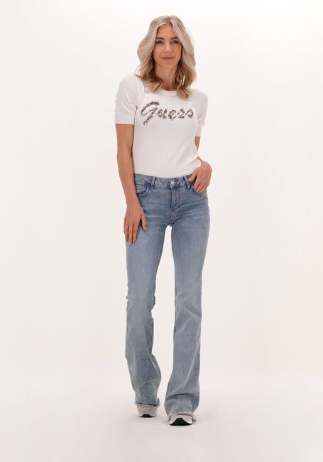 Gebroken wit GUESS Top EDITH RN SS SWTR - large