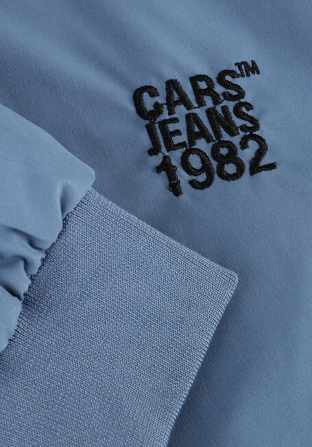 Lichtblauwe CARS JEANS Gewatteerde jas COOPER - large