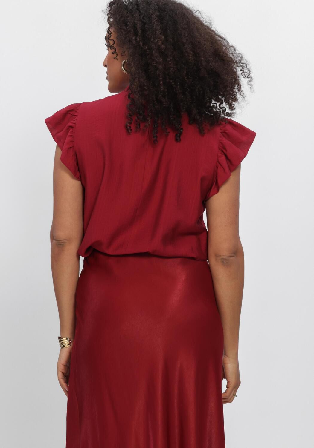 MSCH COPENHAGEN Haut MSCHPENINNA SS TOP en rouge - large