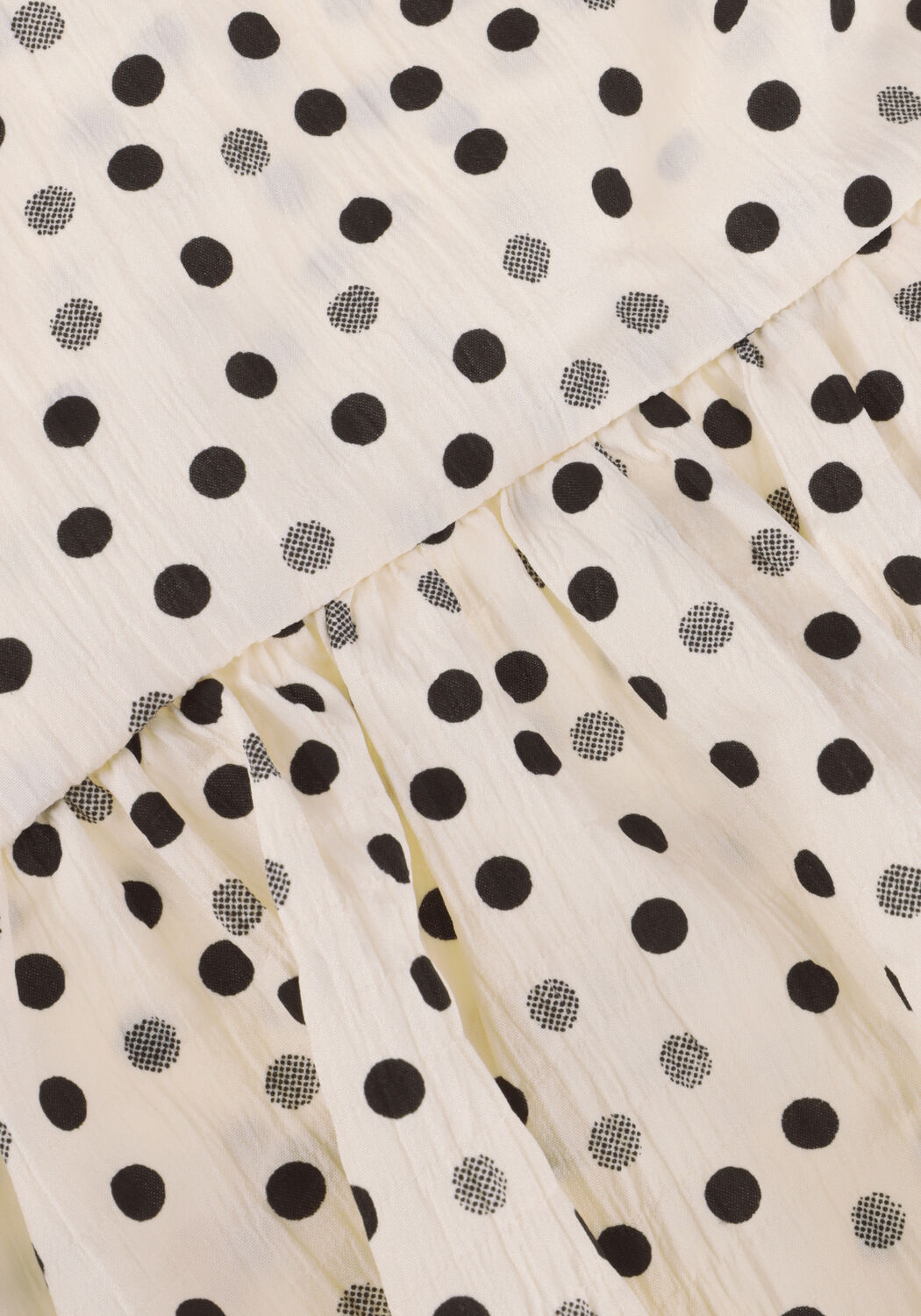 CO'COUTURE Mini robe SUNRISE CROPPED DOT DRESS Cr&egrave;me - large