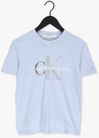CALVIN KLEIN T-shirt TWO TONE MONOGRAM REGULAR TEE Bleu clair