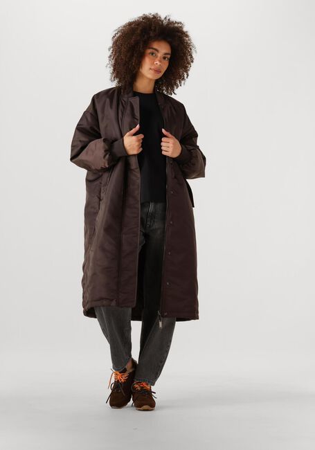 MY ESSENTIAL WARDROBE Veste matelassé HELGAMW REVERSABLE LONG JACKET en marron - large