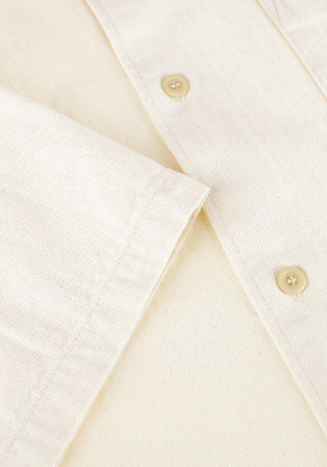 Ecru AMERICAN VINTAGE Casual overhemd KOYBAY - large