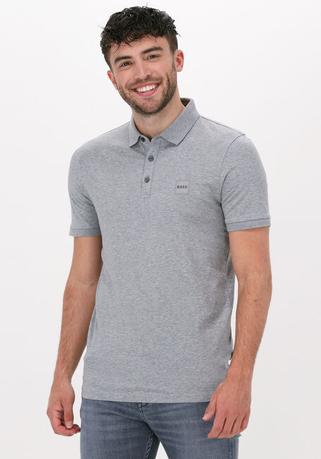 BOSS ORANGE Polo PASSENGER Gris clair - large