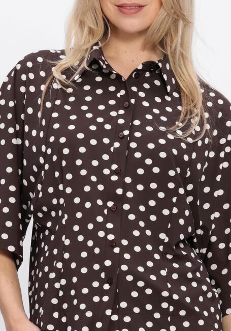 Bruine STUDIO ANNELOES  Fabienne dot blouse - large