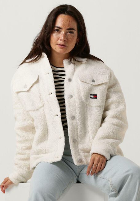 TOMMY JEANS Jack TJW SHERPA JACKET Écru - large