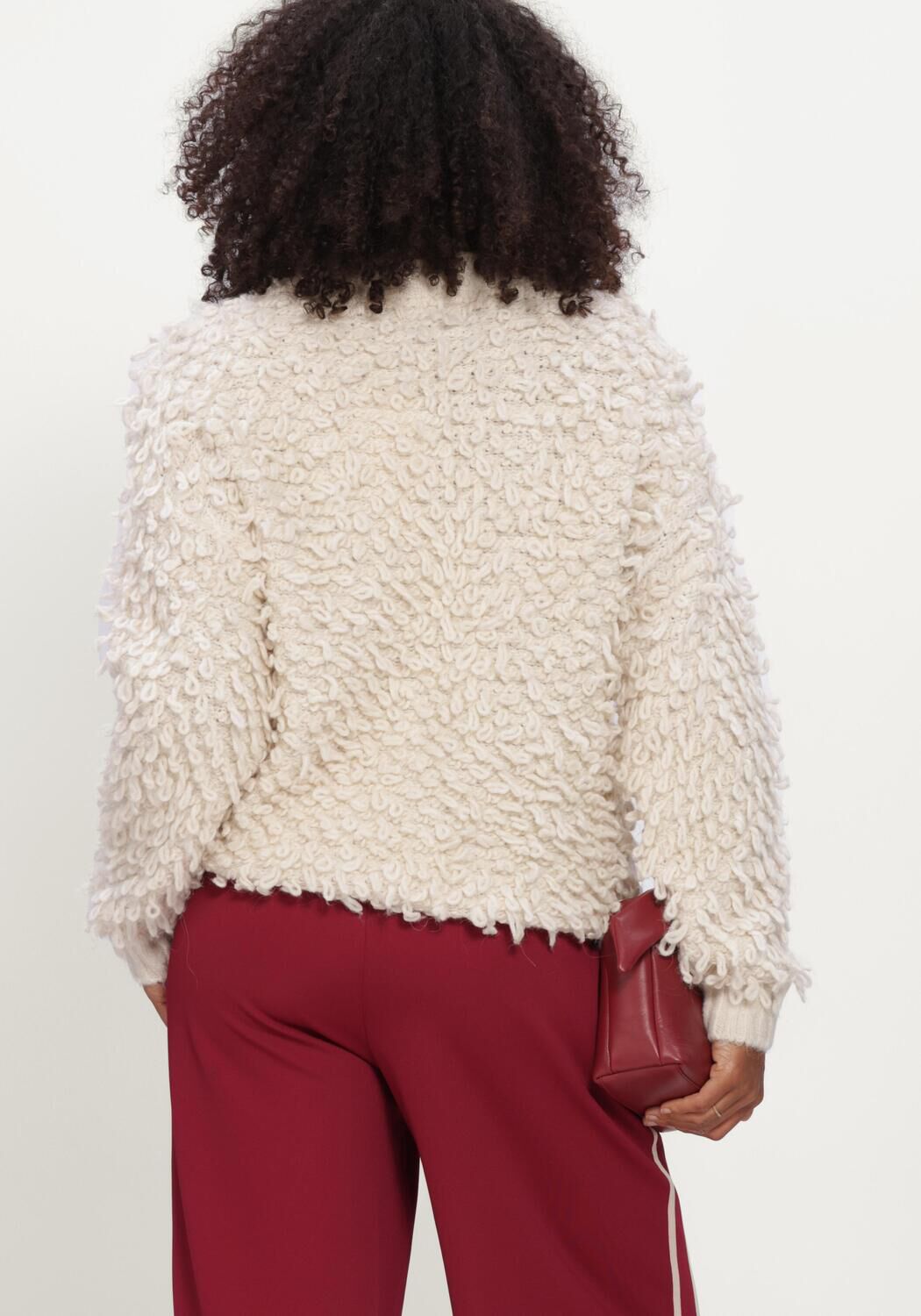 POM AMSTERDAM Pull NAOMI IVORY Blanc - large