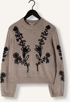Taupe OBJECT Trui OBJLANEY RUBIN LS PULLOVER NOOS Taupe OBJECT Trui OBJLANEY RUBIN LS PULLOVER NOOS - medium