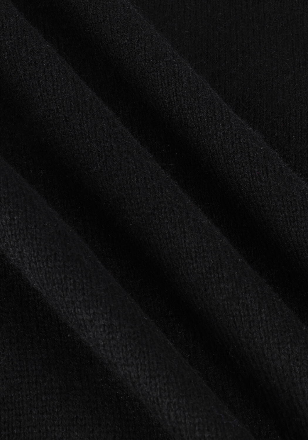 Zwarte ANERKJENDT Coltrui AKNICO SOLID ROLL NECK LAMBSWOOL - large