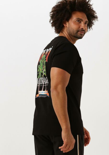PURE PATH T-shirt TSHIRT WITH FRONT AND BACK PRINT en noir - large