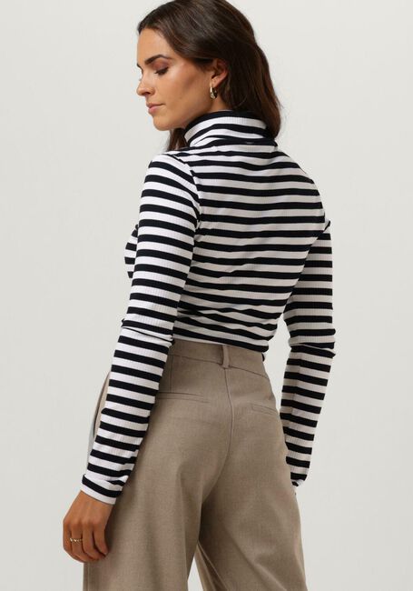 TOMMY HILFIGER Col roulé SLIM 5X2 RIB ROLL-NK LS en noir - large