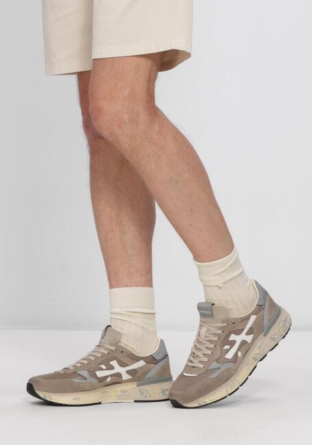 PREMIATA Baskets basses MICK en taupe - large