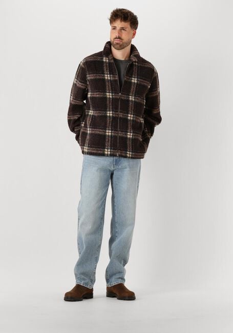 Donkergrijze FORÉT T-shirt OAK FADED WASH T-SHIRT - large