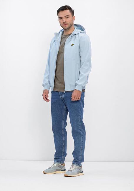 Lichtblauwe LYLE & SCOTT Jack MESH BACK SOFTSHELL JACKET - large