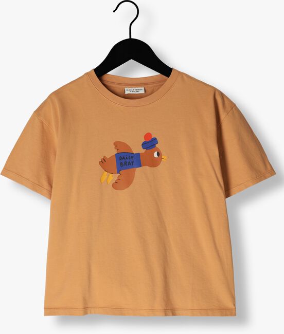 DAILY BRAT T-shirt FLYING WABLER T-SHIRT en marron - large