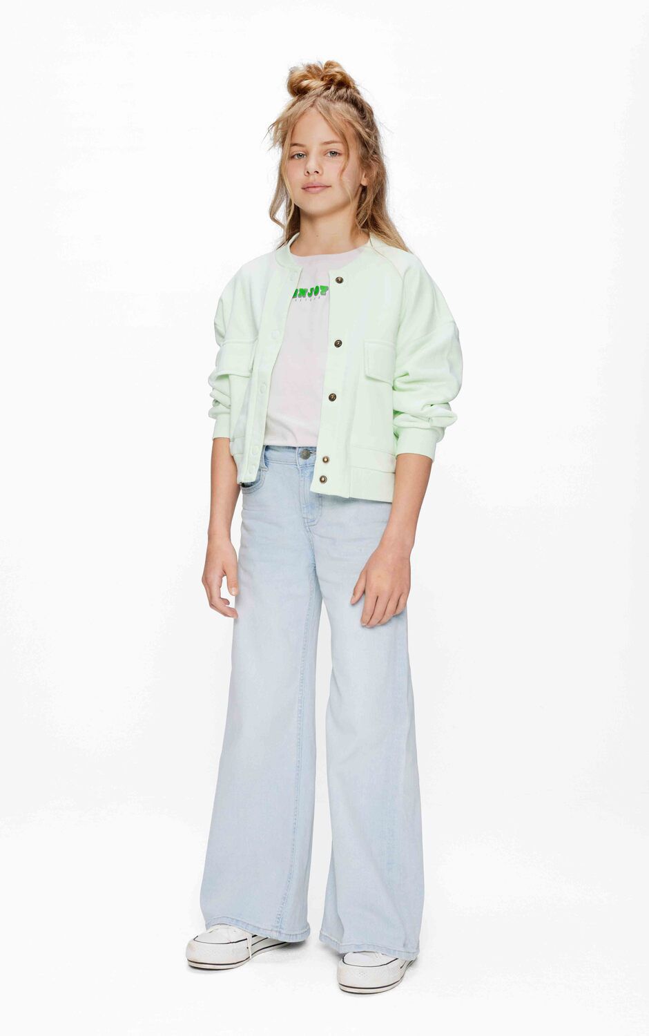 RETOUR Gilet IVETTE en vert - large