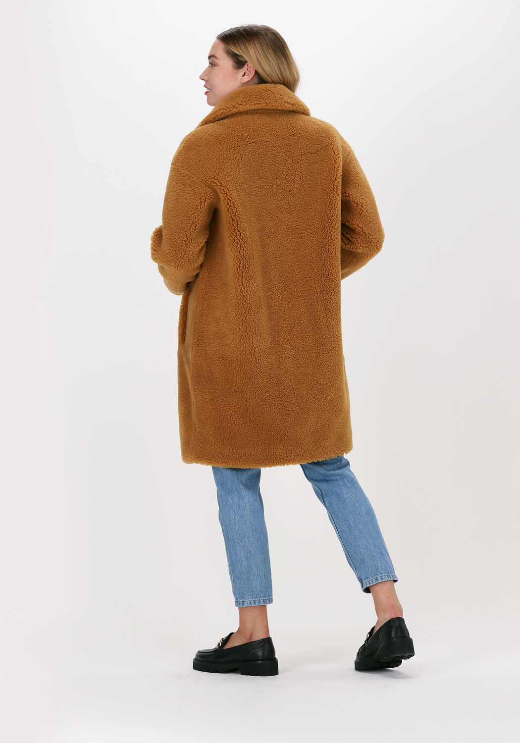 Manteau sales teddy marron