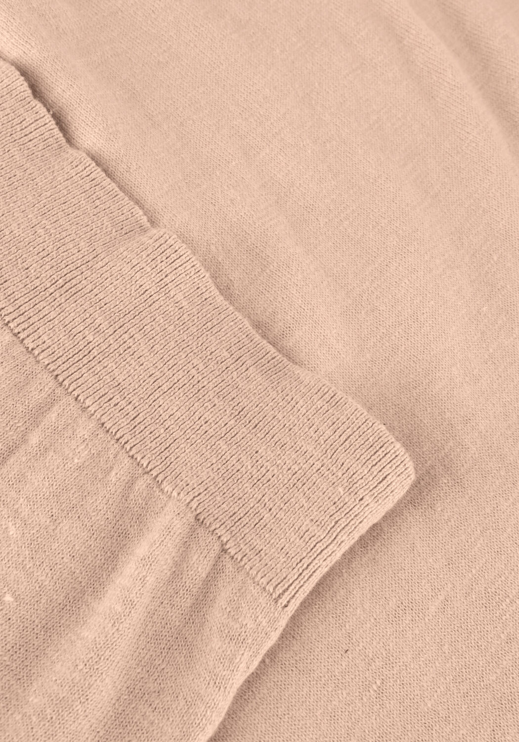 SELECTED MEN Polo SLHBERG LINEN SS KNIT OPEN POLO en orange - large