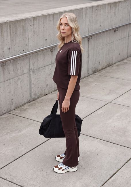 Bruine ADIDAS Sportleggings ALLME ESS FLARE - large