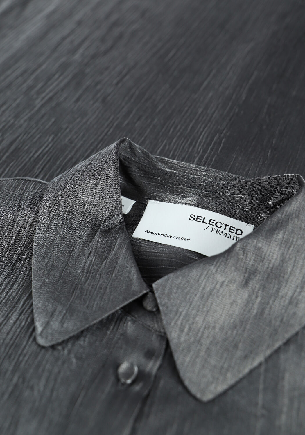 Zilveren SELECTED WOMEN Maxi jurk SLFELKE-FLORENTA 3/4 ANKLE DRE - large