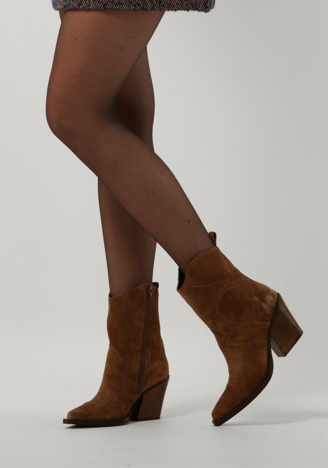 VIA VAI Santiags GIOIA FADE en marron - large