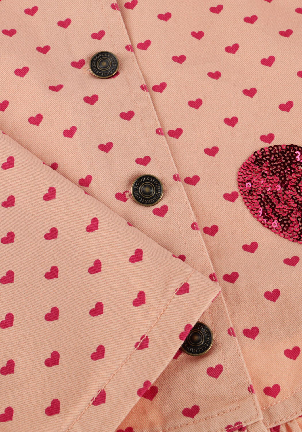 KONGES SLOJD NOLA SEQUIN SHIRT JACKET GOTS Blouses Rose clair - large