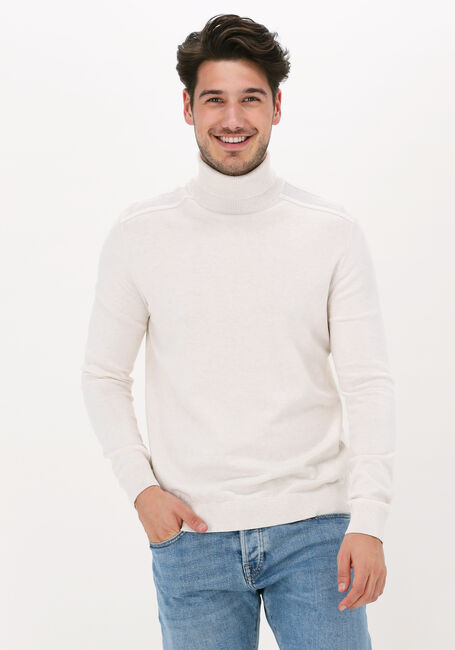 SELECTED HOMME Col roulé SLHBERG ROLL NECK Blanc - large