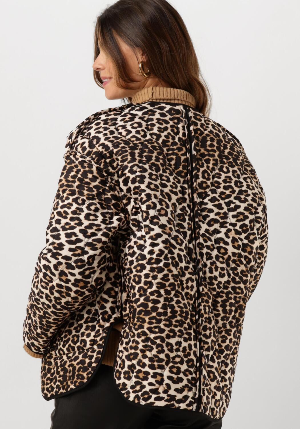 SUNCOO Manteau en fausse fourrure EVAN en noir - large